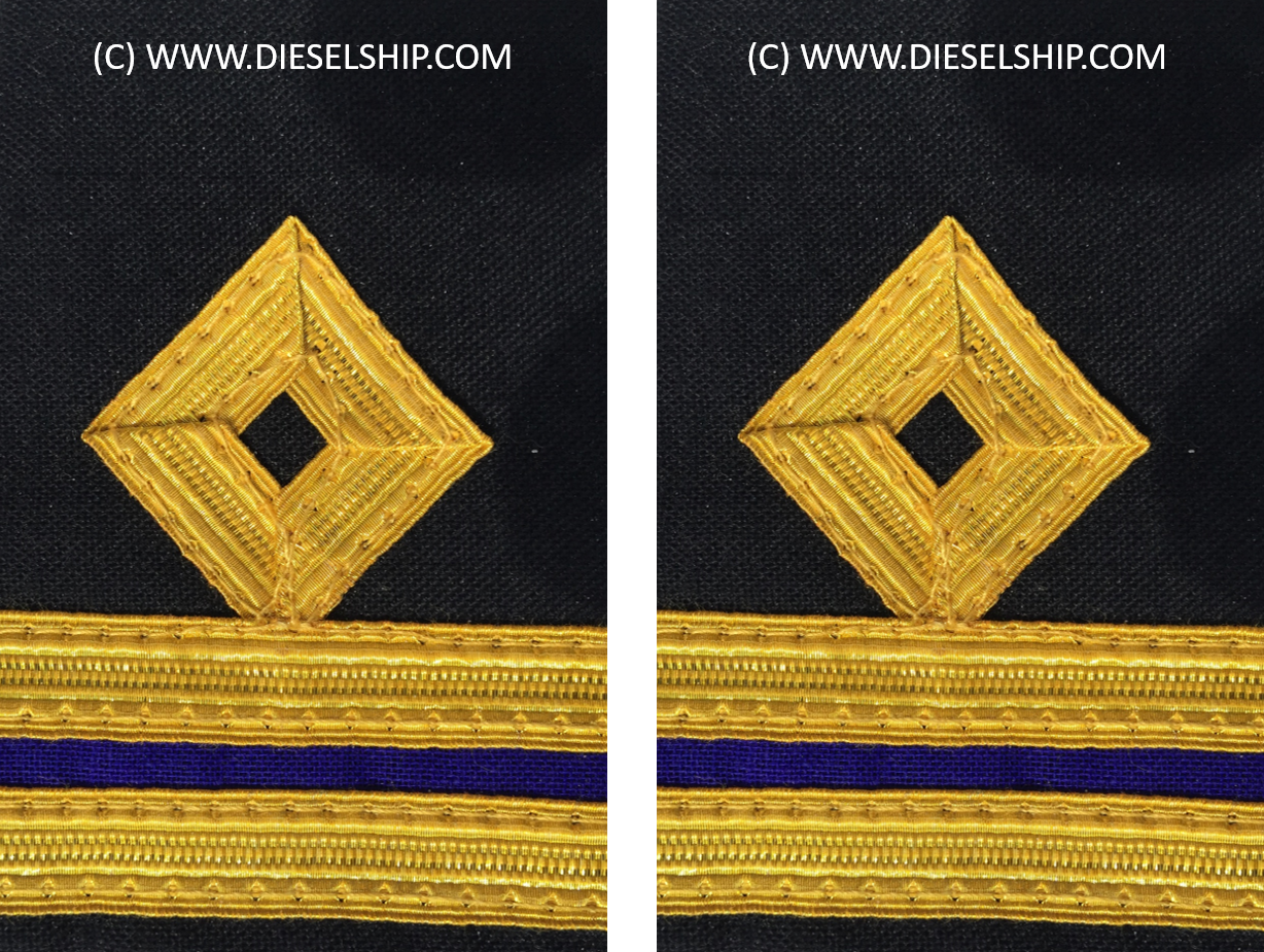 Third Engineer Epaulette High quality fabric