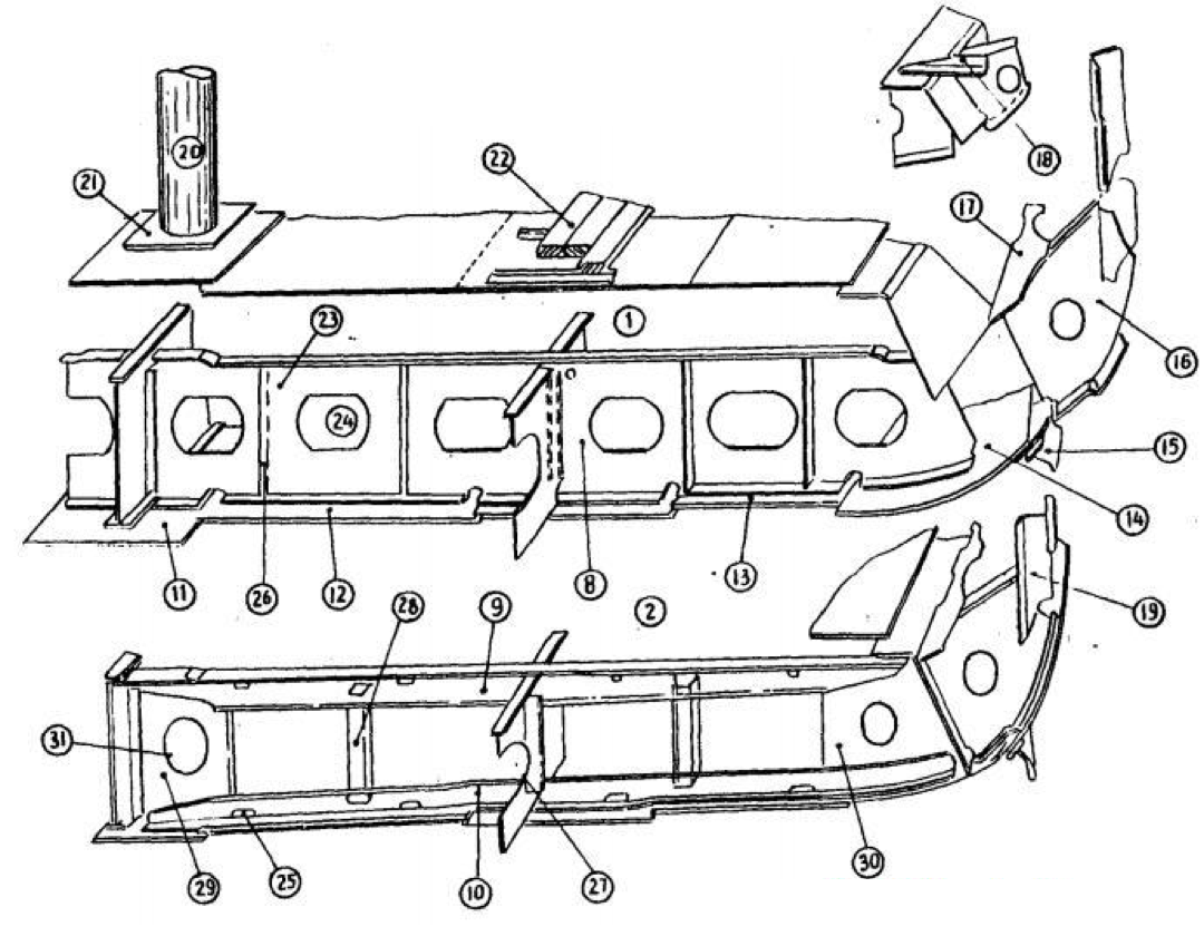 Double bottom constructions